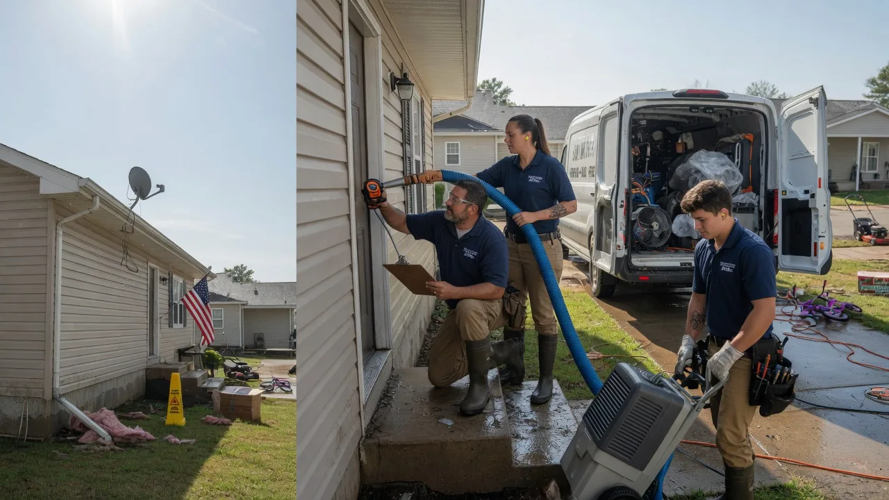 Ceiling Water Damage Restoration in Villard, MN near me